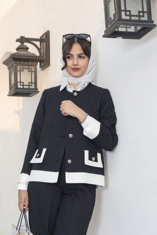 کت شلوار زنانه مدل یخی - Image 5
