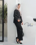 کت شلوار زنانه مدل کنگره