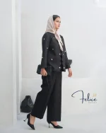 کت شلوار زنانه مدل کنگره - Image 3