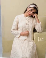 کت دامن مدل دانتل پلیسه - Image 3