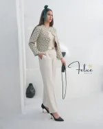 کت شلوار زنانه مدل صدف - Image 2