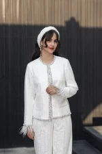 کت شلوار زنانه مدل دانتل فرشته - Image 4