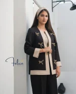 کت شلوار زنانه مدل پاپیون