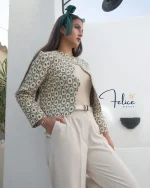 کت شلوار زنانه مدل صدف - Image 3