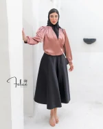 دامن کلوش ساتن