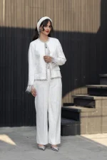 کت شلوار زنانه مدل دانتل فرشته - Image 2