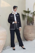 کت شلوار زنانه مدل پوکت - Image 2