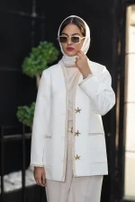 کت شلوار زنانه مدل ستاره برفی