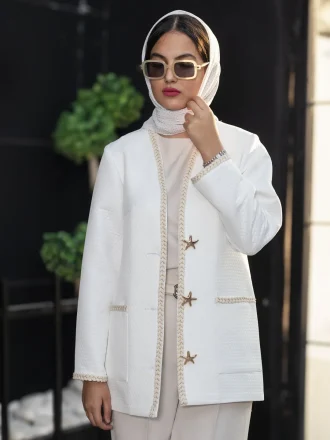 کت شلوار زنانه مدل ستاره برفی