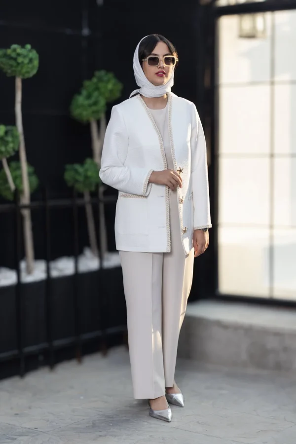 کت شلوار زنانه مدل ستاره برفی - Image 3