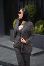 کت و شلوار چهارخانه - Image 2