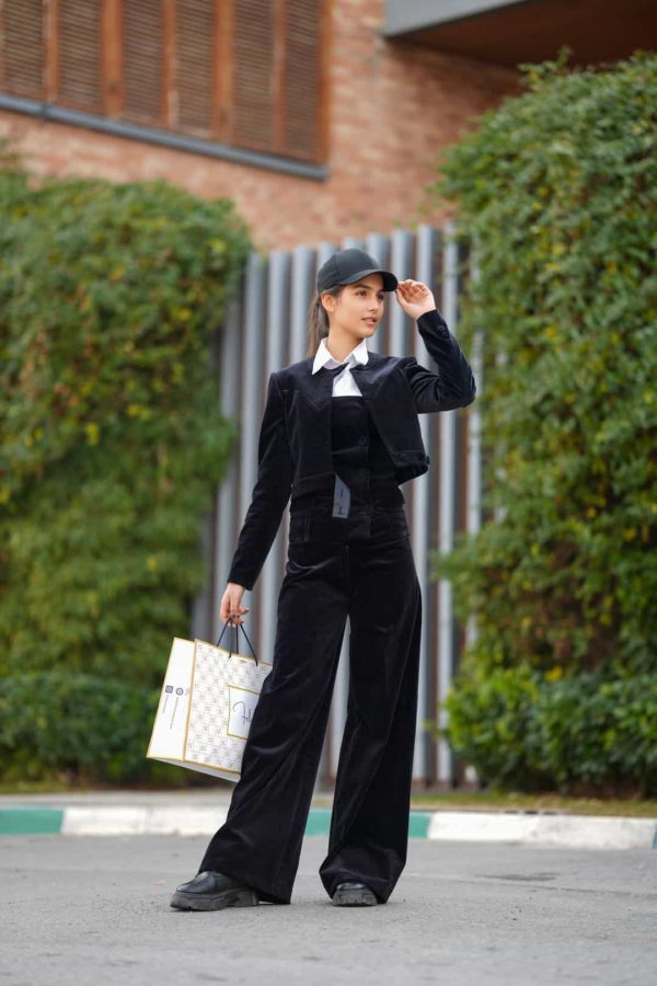 ست اورال و کت مخمل و شومیز سفید - Image 4