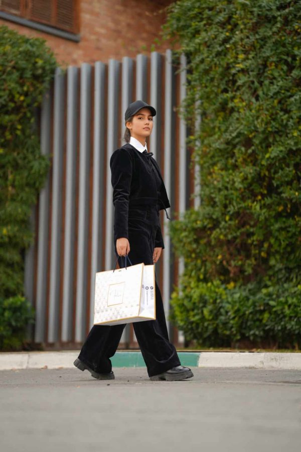 ست اورال و کت مخمل و شومیز سفید - Image 2