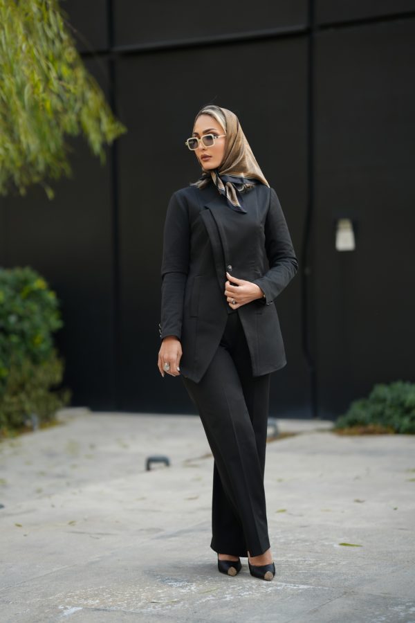 ست کت و شلوار مشکی