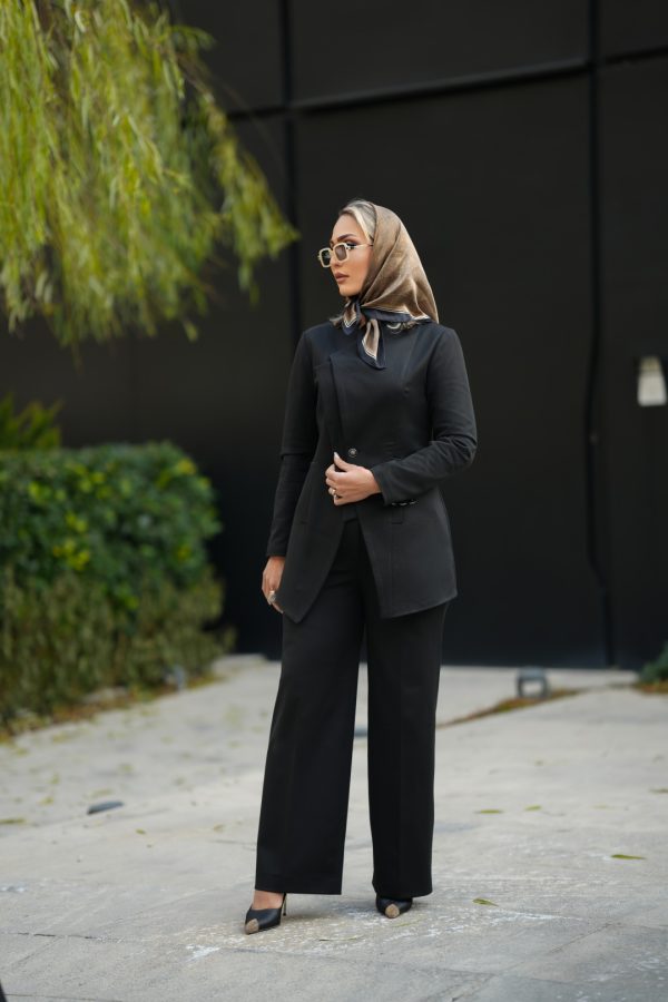 ست کت و شلوار مشکی - Image 3