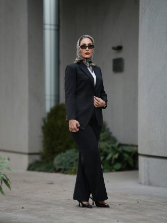 ست کت و شلوار مشکی