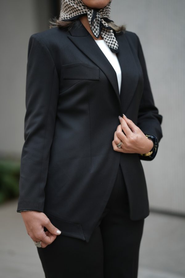 ست کت و شلوار مشکی - Image 3