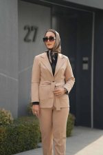 کت و شلوار کرم - Image 3