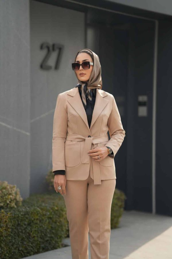 کت و شلوار کرم - Image 3