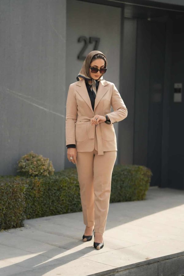 کت و شلوار کرم کت و شلوار کرم